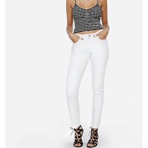 Kensie | White Skinny Cigarette Pants NWT
